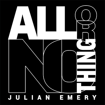 A black box with bold white text reading, 'All or Nothing'